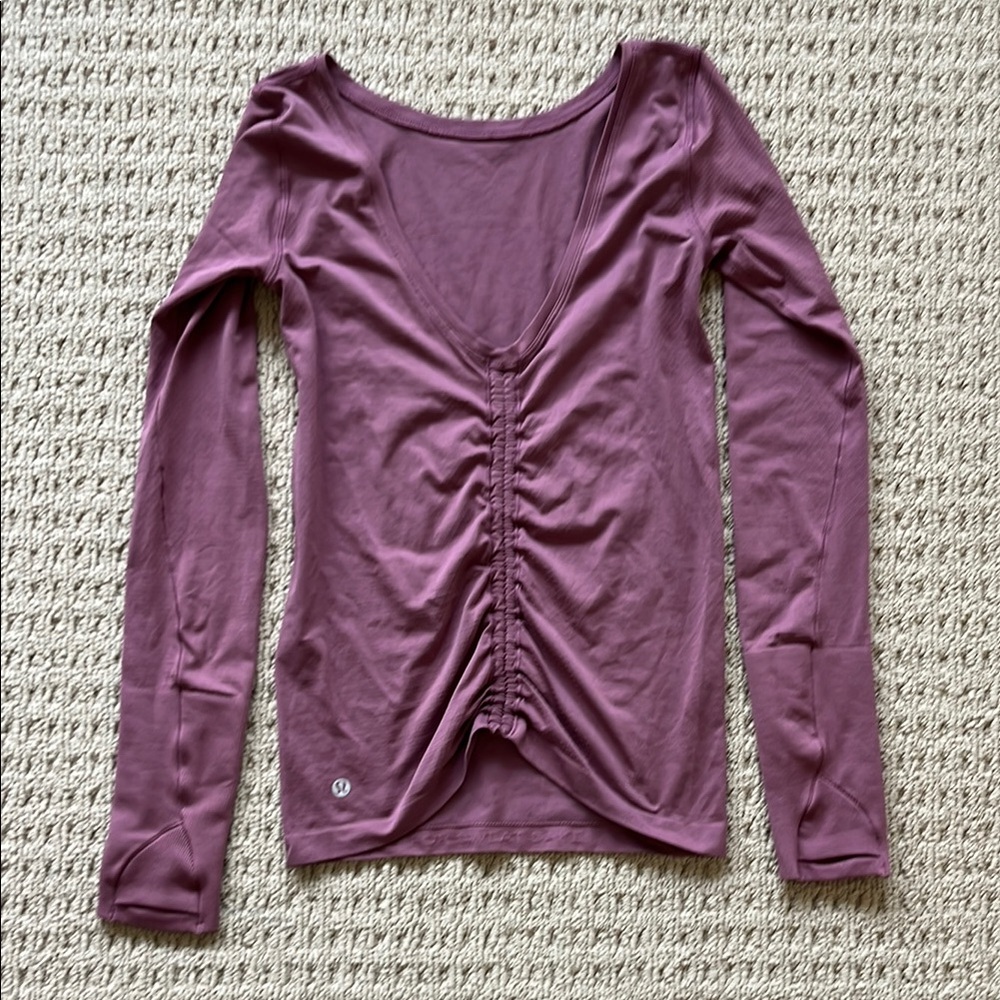 Lululemon Women's Swiftly Tech Long Sleeve Ruched Top 4